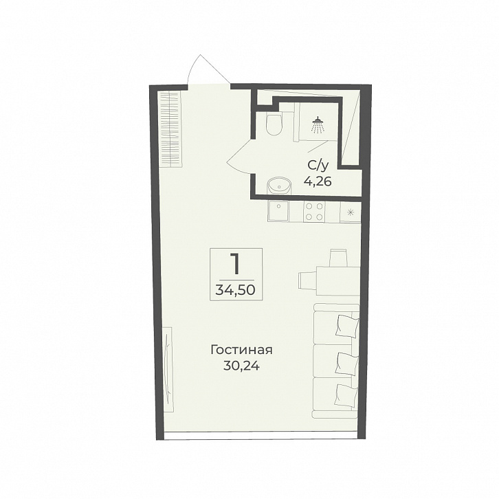 Помещение 0000044887 (Tamerun) планировка