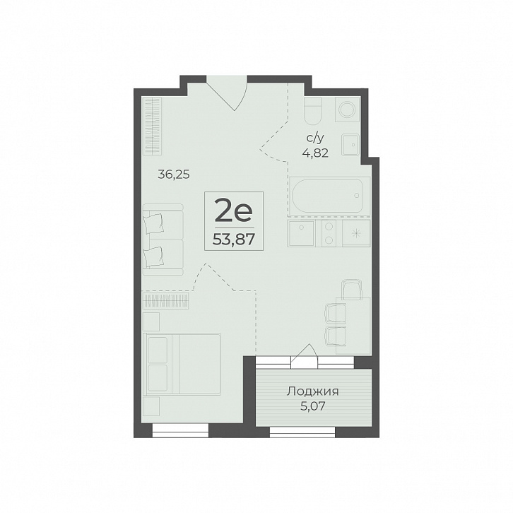 Помещение 0000036539 (Botanica; ) планировка