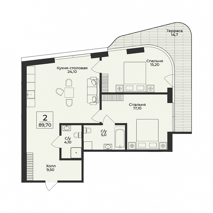 Помещение 0000050533 (Нега) планировка