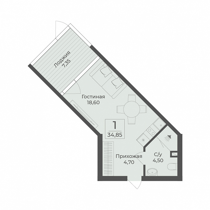 Помещение 0000045103 (Тамерун) планировка