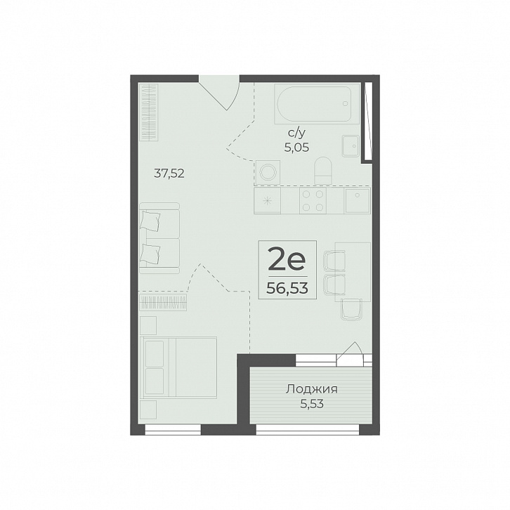 Помещение 0000036602 (Botanica) планировка