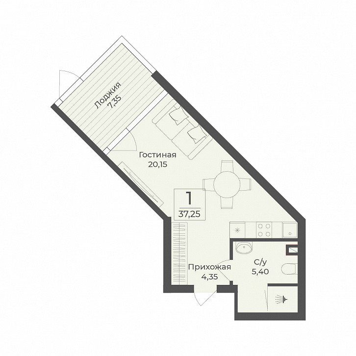 Помещение 0000045067 (Тамерун) планировка