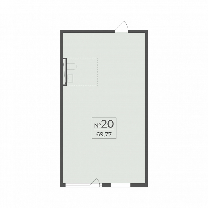 Помещение 0000037761 (Ботаника) планировка