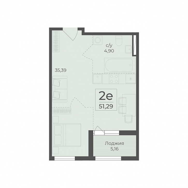 Помещение 0000036763 (Botanica) планировка