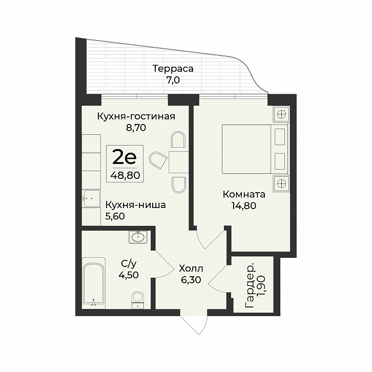 Помещение 0000046796 (Нега; ) планировка