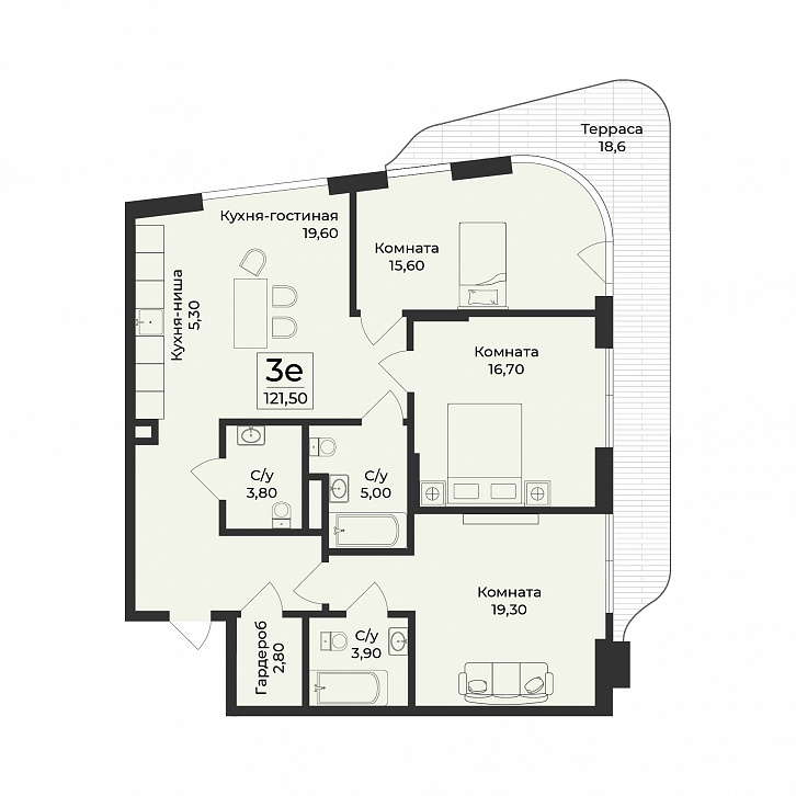 Помещение 0000046798 (Нега) планировка