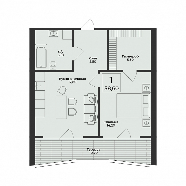 Помещение 0000050583 (Нега) планировка