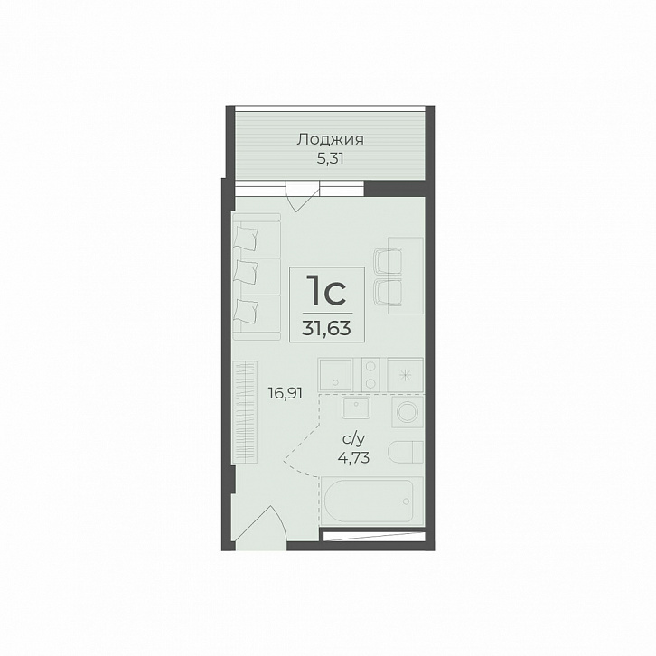 Помещение 0000036526 (Botanica; ) планировка