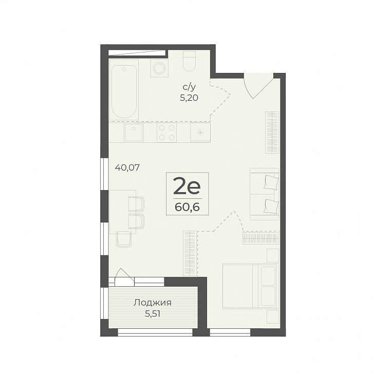 Помещение 0000036728 (Botanica; ) планировка