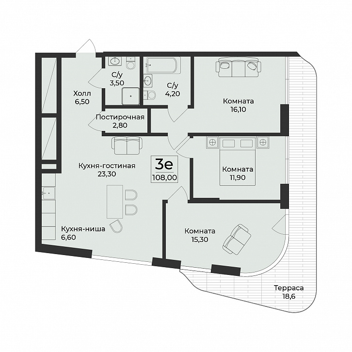 Помещение 0000046832 (Нега) планировка