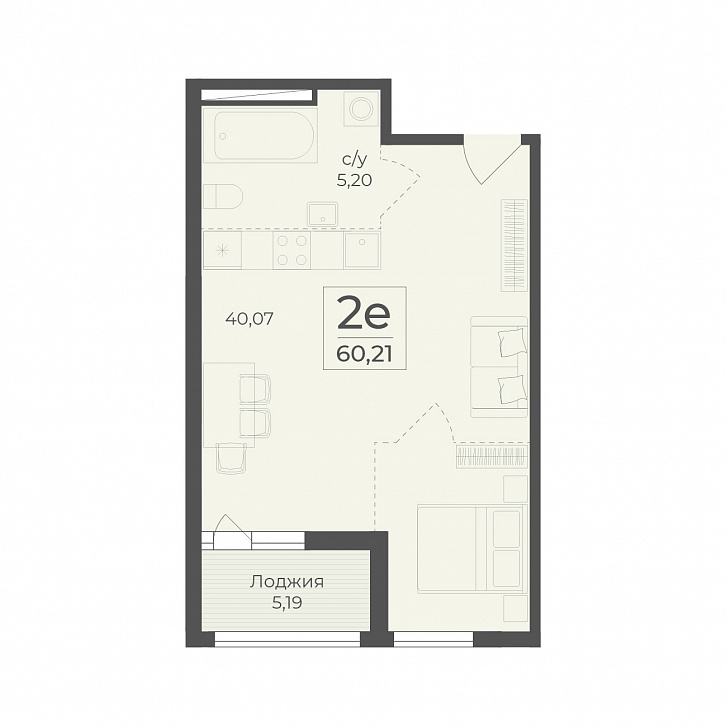 Помещение 0000036566 (Botanica; ) планировка