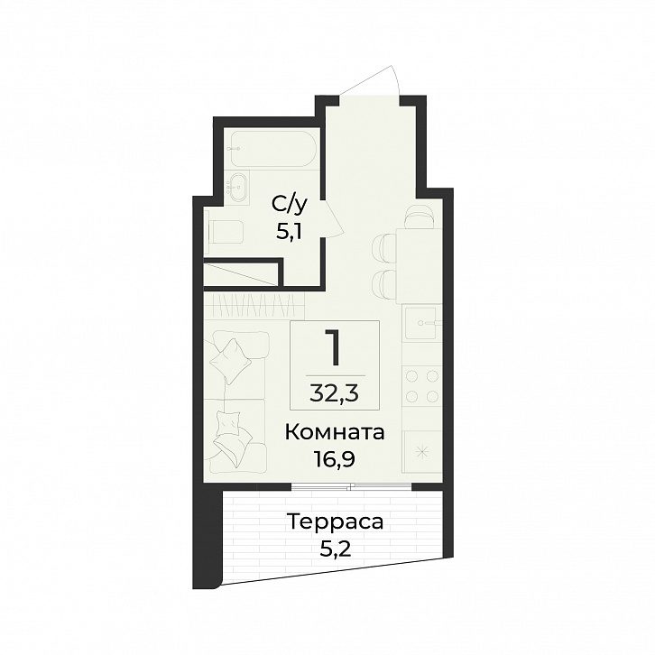 Помещение 0000053170 (Нега) планировка