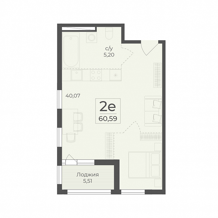 Помещение 0000036820 (Botanica; ) планировка