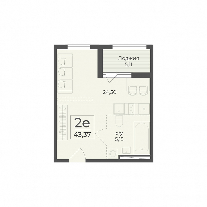 Помещение 0000036579 (Botanica; ) планировка